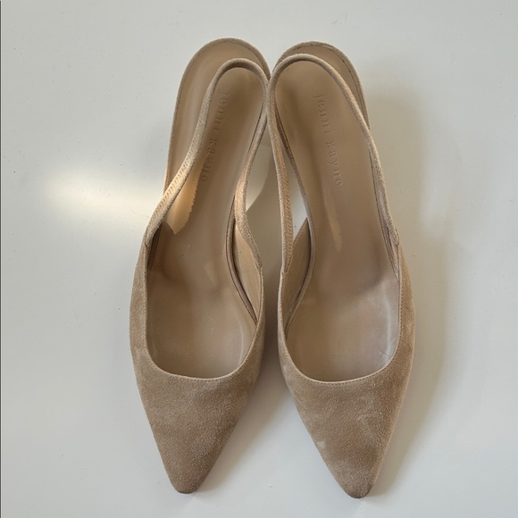 Jenni Kayne Shoes - Jenni Kayne Tan Suede Heels